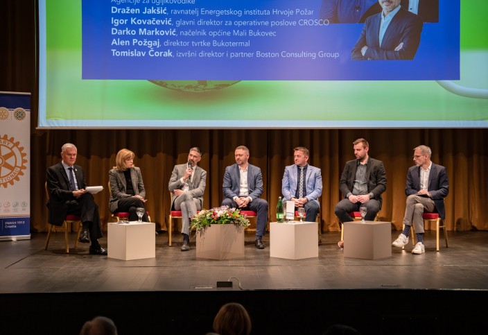 Marković and Požgaj at the Forum on the Potential of Geothermal Energy in Croatia